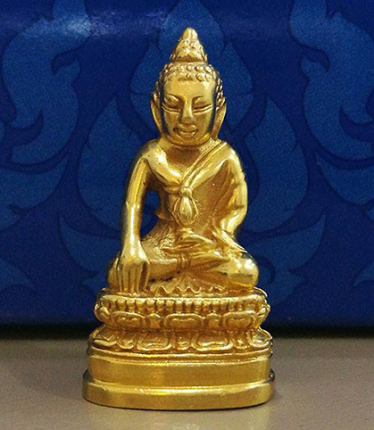 พระกริ่ง ๖ รอบ ภปร สำนักนายกรัฐมนตรี ปี 2542 พิมพ์ใหญ่ ทองคำ - 1
