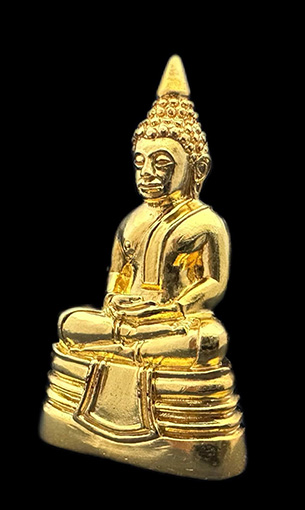 พระกริ่งหลวงพ่อโสธร รุ่นสร้างอาคารสำนักงานตำรวจแห่งชาติ ปี 2543 เนื้อทองคำพิมพ์ใหญ่ - 3