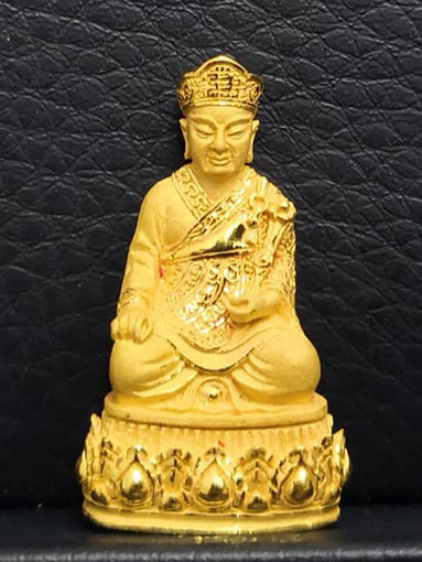 พระรูปเหมือน ฮั่วเพ้ง ไต้ฮงกง โจวซือ จัดสร้างโดยมูลนิธิวิทยาเขตสิรินธรราชวิทยาลัย ทองคำ - 1