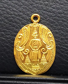 หลวงพ่อบ้านแหลม รุ่น100 ปี 2560 เนื้อทองคำ - 1