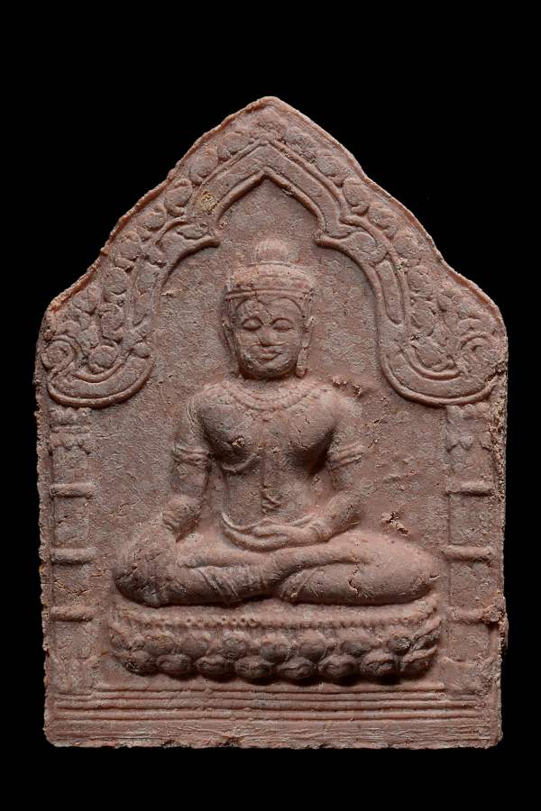 ขุนแผนชัยวรมัน เนื้อชานหมาก ฉลองมงคล 84 หลวงปู่หงษ์ ปี2543 - 1