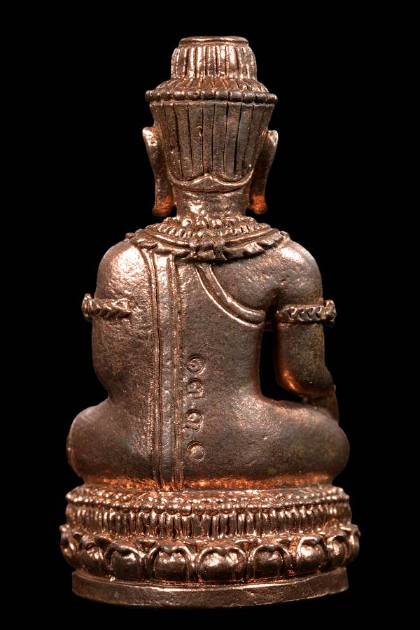 พระกริ่งเพชรสุรินทร์โปร่งฟ้าหลวงปู่หงษ์ เนื้อสัมฤทธิ์ ปี2555 - 2