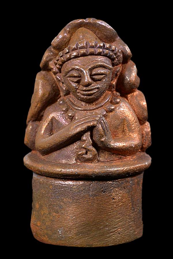 พระอุปคุปต์ เนื้อสัมฤทธิ์ รุ่น"มหาปรารถนา"หลวงปู่หงษ์ ปี2548 - 1