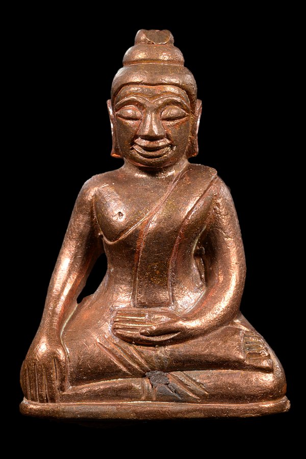 พระจอมขวัญบรมครู เนื้อทองแดง หลวงปู่หงษ์ ปี2553 - 1