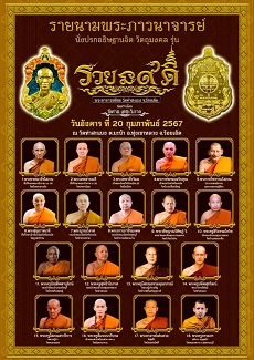 เหรียญเสมา รุ่นรวยนะ ๙ ดี พระอาจารย์ต้อม ปภสฺสโร วัดท่าสะแบง เนื้อทองรฆังหน้ากากอัลปากา - 4