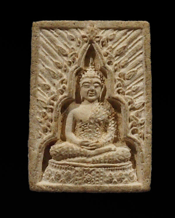 พระแก้วมรกตรัตนฤทธิ์ หลังยันต์อุณาโลม คุณสุธันย์สร้าง ปี 2538 ครูบาอิน วัดฟ้าหลั่ง และพระเกจิร่วมปลุ - 1