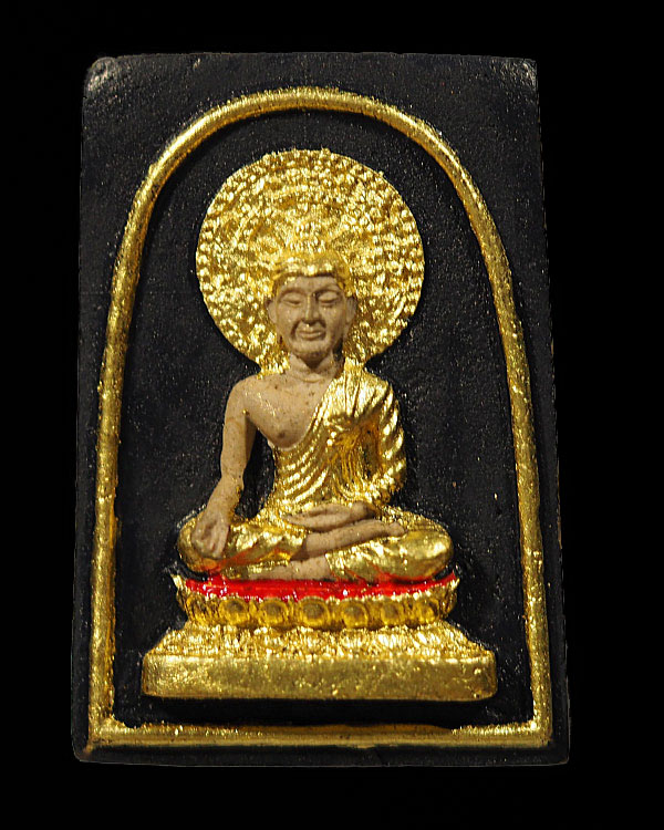 พระสมเด็จลงรักปิดทองกรรมการ พระครูกัลยาณวิสุทธิ์(หลวงพ่อกึ๋น) วัดดอนยานนาวา รุ่นเสาร์5 เนื้อผงพุทธค - 1