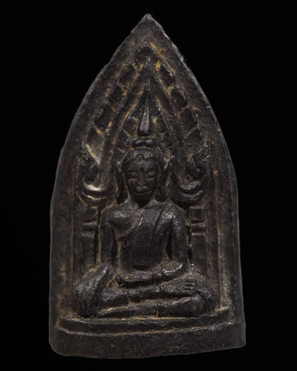 พระพิมพ์ขุนแผน เนื้อผงใบลาน หลวงพ่อวงษ์ วัดทุ่งผักกูด จ.นครปฐม ปี 2490 พิมพ์นี้เป็นของหลวงพ่อวงษ์ค - 1