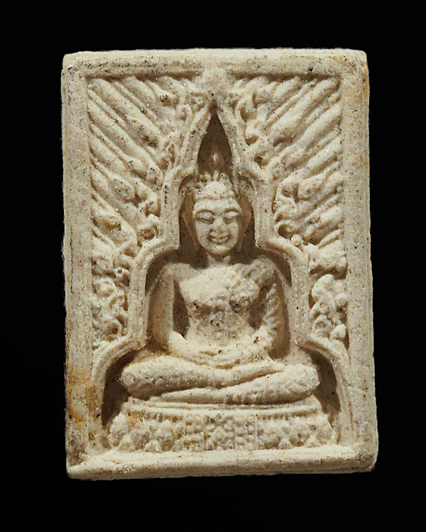 พระแก้วมรกตรัตนฤทธิ์ หลังยันต์อิสวาสุ คุณสุธันย์สร้าง ปี 2538 ครูบาอิน วัดฟ้าหลั่ง และพระเกจิร่วมปลุ - 1