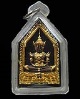 พระแก้วมรกรต ทรงเครื่องฤดูร้อน ลงรักปิดทอง หลังยันต์ดวงประสูติพระพุทธเจ้า หลวงพ่อเริ่ม วัดบางพระ จ.ช