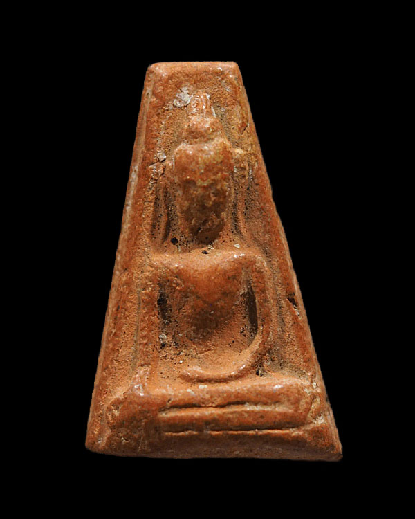 พระผงสุพรรณเนื้อดิน ยุคแรก หลวงปู่บุดดา ถาวโร วัดกลางชูศรี จ.สิงห์บุรี สภาพสวย หายากแล้วครับ - 1