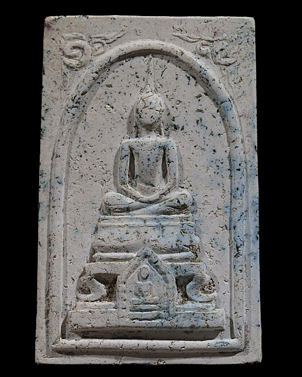 สมเด็จพิมพ์พิเศษ(จัมโบ้) หลังพระปิดตา(หายาก) หลวงปู่เผือก วัดกิ่งแก้ว จ.สมุทรปราการ ปี ๒๕๑๔ เนื้อผงเ - 1