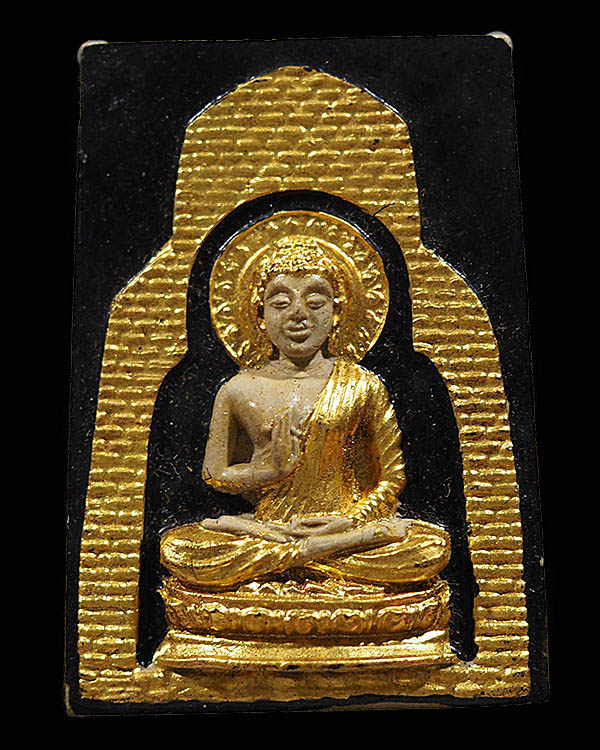 พระพุทธประทานพร ลงรักปิดทอง หลวงพ่อเริ่ม วัดบางพระ จ.ชลบุรี พิธีใหญ่ พิมพ์นี้หายากครับ สร้างปี 2513 - 1