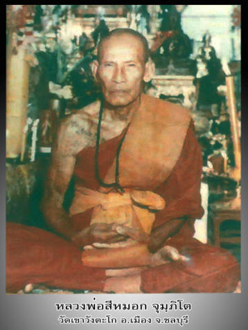 หลวงพ่อแก้วพระปิดตามหาเศรษฐี จัดสร้างและปลุกเสกโดยหลวงพ่อสีหมอก จุมภิโต วัดเขาตะโก ชลบุรี รุ่นไตรมาศ - 5