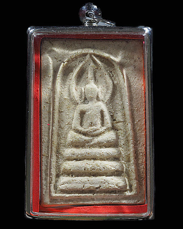 พระสมเด็จ วัดสามกอ จ.อยุธยา ปี 2506 สร้างจาก สมเด็จของวัดสามกอที่ชำรุดแตกหักทั้งหมดกับชิ้นส่วนของสมเ - 4