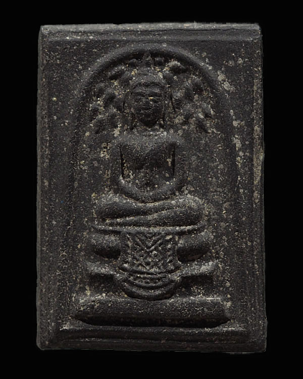 พระสมเด็จปรกโพธิ์ พิมพ์ใหญ่ เนื้อดำ วัดโพธิ์สัมพันธ์ จ.ชลบุรี ปี ๒๕๑๔ หลวงปู่ทิม วัดละหารไร่ ปลุกเสก - 1