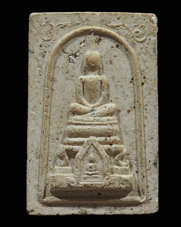 สมเด็จหลังพระปิดตา(หายาก) หลวงปู่เผือก วัดกิ่งแก้ว จ.สมุทรปราการ ปี ๒๕๑๔ เนื้อผงเก่า มวลสารจัดๆ สภาพ - 1