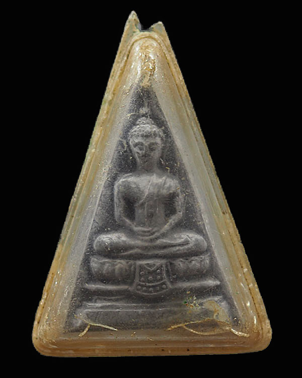 พระพิมพ์เศียรแหลม วัดสามปลื้ม (วัดจักรวรรดิราชาวาส วรมหาวิหาร) จัดสร้างโดย จอมพลประภาส จารุเสถียร พ. - 1