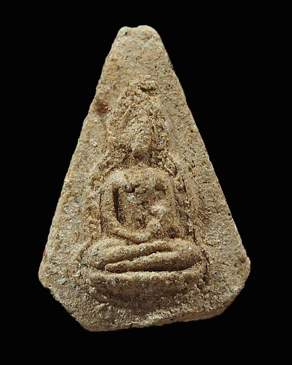 พระพุทธชินราช พิมพ์กลีบบัว ยุคแรก เนื้อผงเมตตา หลวงพ่อเงิน วัดดอนยายหอม จ.นครปฐม ปี พ.ศ.๒๕๑๒ สร้างจา - 1