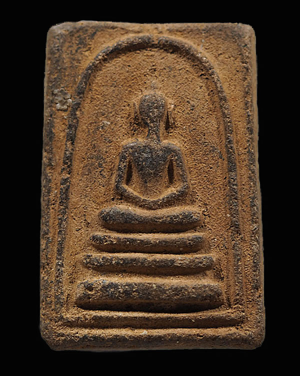 พระสมเด็จผงใบลาน ยุคต้น  หลวงปู่หิน วัดระฆังฯ กรุงเทพฯ ปี 2500 องค์นี้พระบ้านเก็บ  - 1