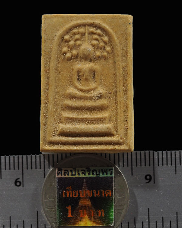สมเด็จปรกโพธิ์ (แก่นจันทร์) พิมพ์เล็ก (หายาก) วัดพระปฐมเจดีย์ จ.นครปฐม ปี ๒๕๑๓ พิธีใหญ่ เกจิร่วมปลุก - 3