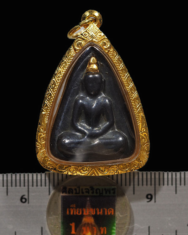 พระกลีบบัวเนื้อเมฆพัด เกศทองคำ  เจ้าคุณสุนทรฯ วัดกัลยาณมิตร กรุงเทพฯ ปี ๒๔๗๓  พระสวย เลี่ยมทองแท้ พร - 3