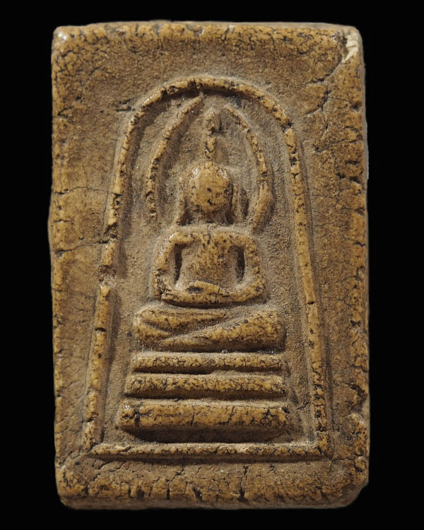 พระสมเด็จ วัดสามกอ จ.อยุธยา ปี 2506 สร้างจาก สมเด็จของวัดสามกอที่ชำรุดแตกหักทั้งหมดกับชิ้นส่วนของสมเ - 1