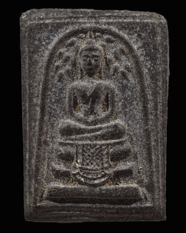 พระสมเด็จปรกโพธิ์ พิมพ์ใหญ่ เนื้อดำ วัดโพธิ์สัมพันธ์ จ.ชลบุรี ปี ๒๕๑๔ หลวงปู่ทิม วัดละหารไร่ ปลุกเสก - 1