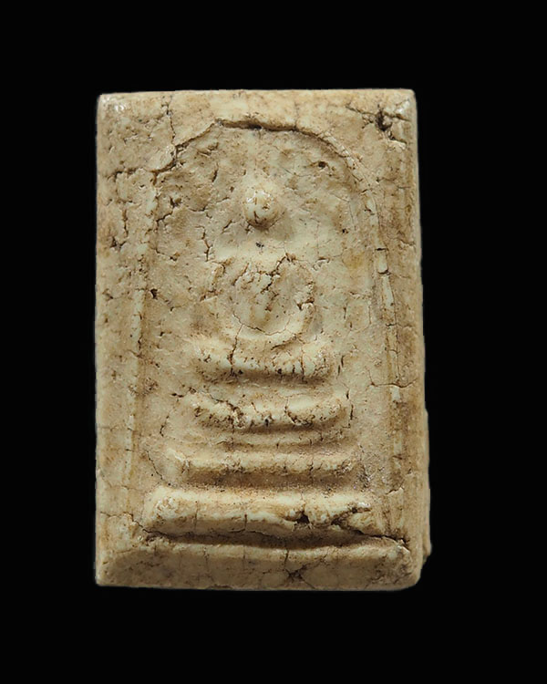 พระผงพิมพ์คะแนน ปรกโพธิ์ (หายาก) วัดประสาทบุญญาวาส กรุงเทพฯ พิธีใหญ่ ปี ๒๕๐๖ มวลสารผสมผงวัดระฆัง และ - 1