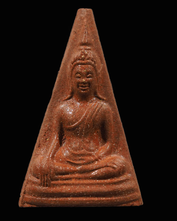  พระสมเด็จนางพญาราชินี  วัดสีกัน(พุทธสยาม)  ทรงนิยม โรยตะไบทองของในหลวง ร.9  สร้างทูลเกล้าถวาย พระบา - 4