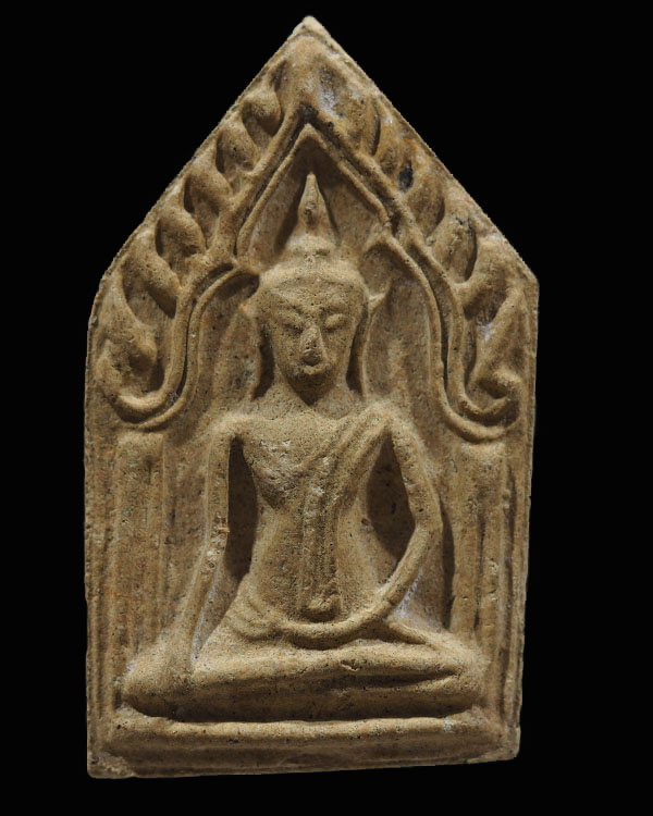 พระขุนแผนพิมพ์ใหญ่ รุ่นแรก ปี 2521 เนื้อผง หลวงพ่อตี๋ วัดบางฅณฑีใน อ.บางคนที จ.สมุทรสงคราม รุ่น 1 เม - 1