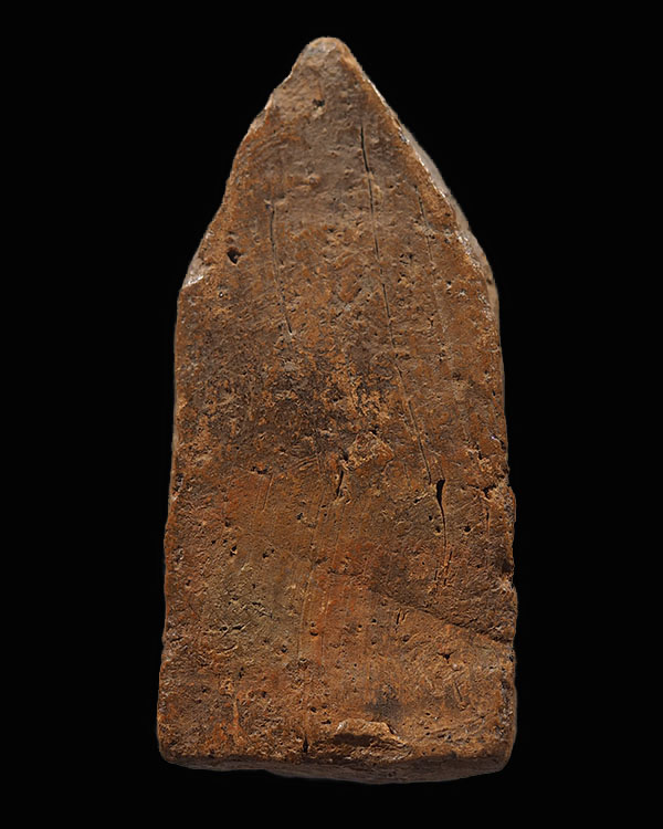 ขุนแผนพิมพ์ใหญ่ซุ้มเรียนแก้ว เนื้อดิน  ยุคต้น  ออกวัดพรหมบุรี 2496 หลวงพ่อจรัญ วัดอัมพวัน เนื้อจัด  - 2