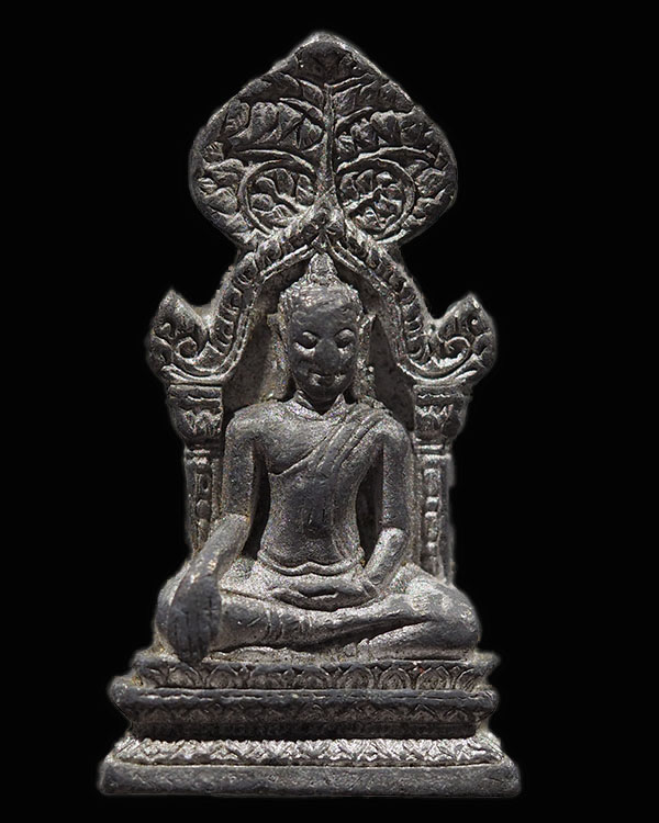 พระปรกโพธิ์พระธาตุพนม เนื้อชินตะกั่วโบราณ รุ่นพระธาตุพนมบรมเจดีย์ ปี 2537 มวลสารจากเนื้อชินโบราณของว - 1