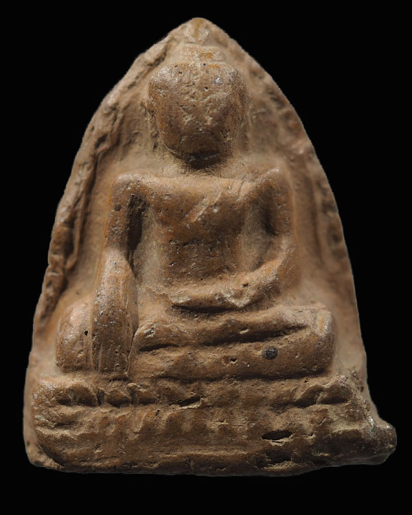 พระเนื้อดินพิมพ์หลวงพ่อโต บางกระทิง  พิมพ์ใหญ่ หลังกาบหมาก  เป็นพระเกจิสร้างยุคหลัง ไม่ใช่พระกรุ  ไม - 4