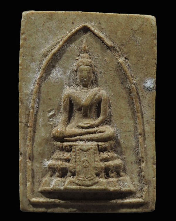 พระสมเด็จ รุ่นแรก วัดหน้าพระธาตุ อ.ปักธงชัย จ.นครราชสีมา ปี 2505 เนื้อผงน้ำมัน หายาก  พระผงพุทธคุณรุ - 4