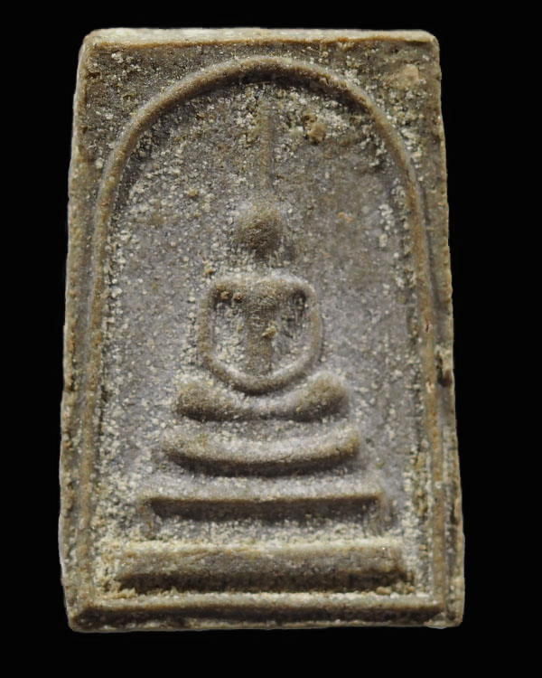 สมเด็จสุขโต พ่อท่านห้วง วัดสระโพธิ์ จ.นครศรีธรรมราช จัดสร้างด้วยมวลสารผงเก่าบางขุนพรหมและผงเก่าวัดระ - 1