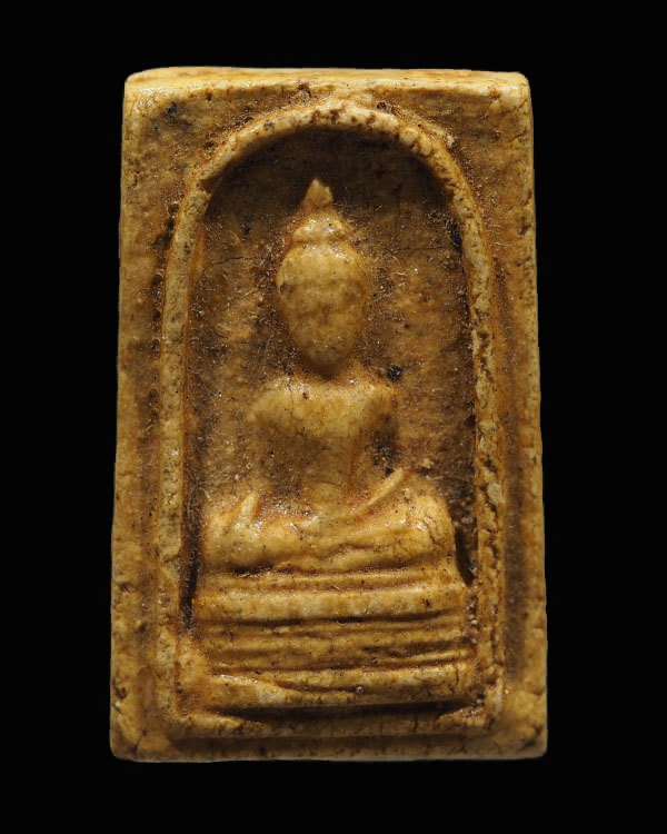 พระสมเด็จวัดเขาตะเครา จ.เพชรบุรี พิมพ์เล็ก เนื้อผง ปี 2512 พระอาจารย์สำราญ อุบลน้อย จัดสร้าง หายากมา - 4