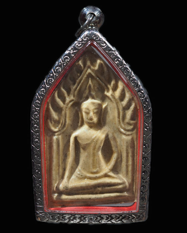 พระขุนแผนพิมพ์ใหญ่ รุ่นแรก ปี 2521 เนื้อผง หลวงพ่อตี๋ วัดบางฅณฑีใน อ.บางคนที จ.สมุทรสงคราม รุ่น 1 เม - 4