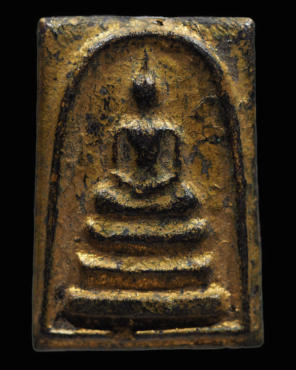 สมเด็จเนื้อแก่นจันทร์ รุ่นแรก วัดพระปฐมเจดีย์ จ.นครปฐม ปี ๒๕๑๓ พิธีใหญ่ เกจิร่วมปลุกเสก อาธิ หลวงพ่อ - 4