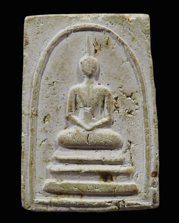 พระสมเด็จ หลวงพ่อแสวง วัดสว่างภพ จ.ปทุมธานี สมเด็จรุ่นแรก ปี 2497 พิมพ์เล็ก หลวงพ่อจง วัดหน้าต่างนอก - 4