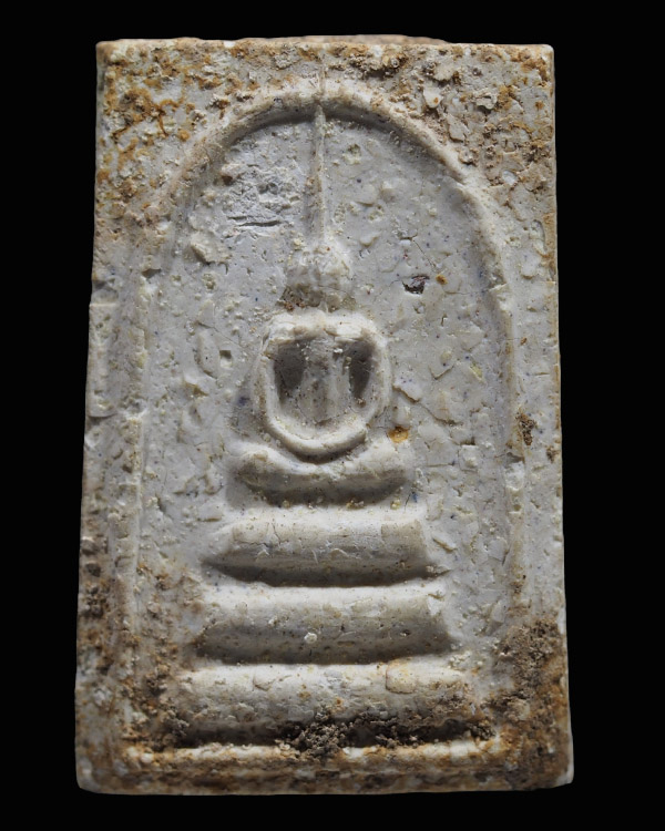 พระสมเด็จพิมพ์ใหญ่ ฐาน 3 ชั้น  หลวงปู่เป้า ทีปโก วัดบางพูดใน อ.ปากเกร็ด จ.นนทบุรี ปี 2505 (พระครูนนท - 4