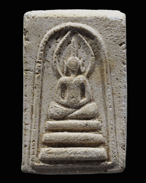 พระสมเด็จ วัดสามกอ จ.อยุธยา ปี 2506 สร้างจาก สมเด็จของวัดสามกอที่ชำรุดแตกหักทั้งหมดกับชิ้นส่วนของสมเ - 1