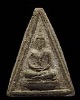 พระสมเด็จพระประธานสามเหลี่ยม(พิมพ์พระพุทธมีหน้า) เนื้อเทา  พิมพ์กลาง วัดประสาทบุญญาวาส กรุงเทพฯ ปี ๒
