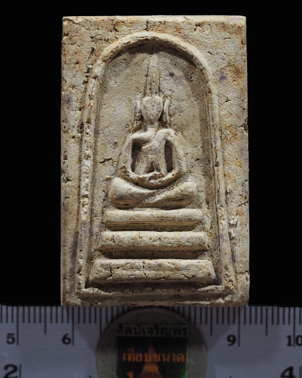 พระสมเด็จ วัดสามกอ จ.อยุธยา ปี 2506 สร้างจาก สมเด็จของวัดสามกอที่ชำรุดแตกหักทั้งหมดกับชิ้นส่วนของสมเ - 3