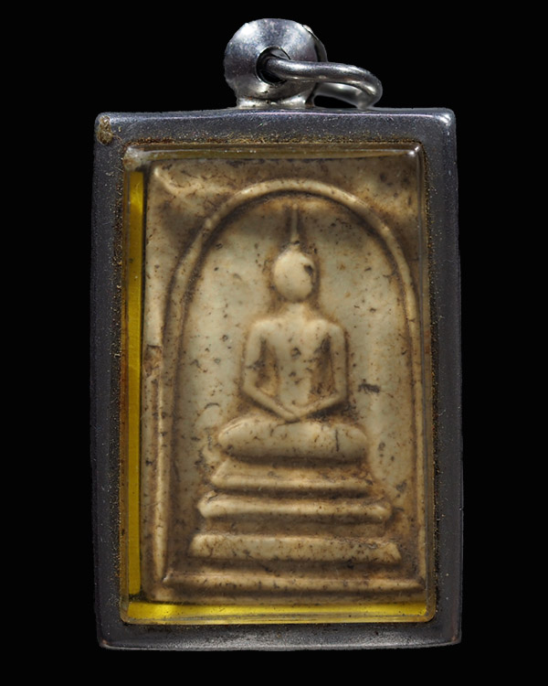 พระสมเด็จ หลวงพ่อแสวง วัดสว่างภพ จ.ปทุมธานี สมเด็จรุ่นแรก ปี 2497 พิมพ์เล็ก หลวงพ่อจง วัดหน้าต่างนอก - 4
