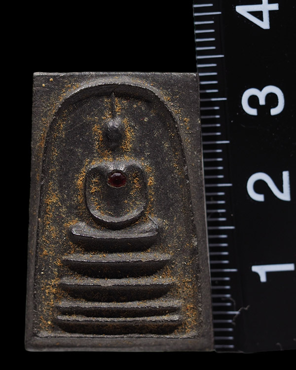พระสมเด็จเงินล้าน รุ่นสามเหล่าทัพ มีพลอยแดง วัดพรหมรังษี กรุงเทพฯ ปี 2514 หลวงปู่โต๊ะ วัดประดู่ฉิมพล - 3