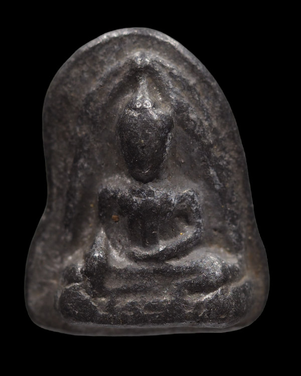 พระยอดขุนพล เนื้อชินตะกั่ว หล่อโบราณ พิมพ์ใหญ่ พระเก่า ไม่ทราบที่ เจ้าของเดิมเลี่ยมใช้มาแบบนี้ครับ - 1