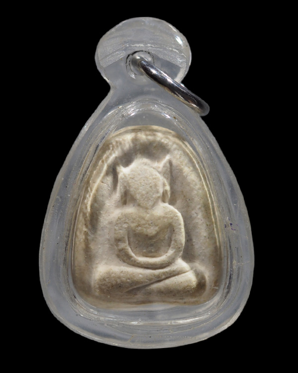 พระผงพิมพ์ตุ๊กตาเล็ก(หูบายศรี หายาก) วัดราชสิทธาราม( วัดพลับ ) ปี๒๕๑๖ ใช้ผงเก่าจำนวนมากมาบดเป็นมวลสา - 1