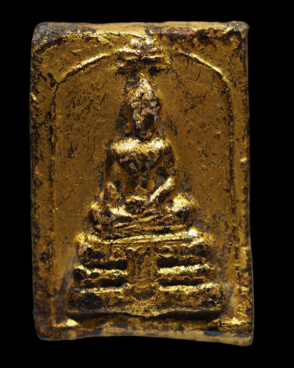 พระสมเด็จทรงฉัตร (ลงรักปิดทองเก่า หายาก)วัดไร่ขิง พิมพ์ใหญ่ นิยม ปี 2512 สุดยอดของดี ที่ หลาย ๆ ท่าน - 1
