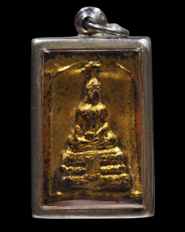 พระสมเด็จทรงฉัตร (ลงรักปิดทองเก่า หายาก)วัดไร่ขิง พิมพ์ใหญ่ นิยม ปี 2512 สุดยอดของดี ที่ หลาย ๆ ท่าน - 4